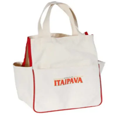 Sacola em lona personalizada.