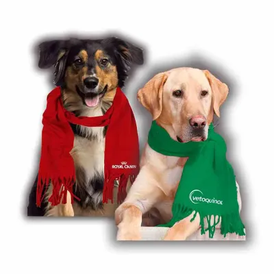Cachecol em Soft para pet Personalizado com logo em bordado eletrônico - 1317177