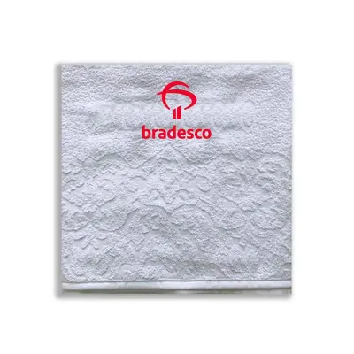 Toalha de banho personalizada com relevo logo bradesco - 605252