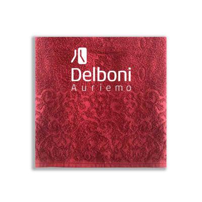 Toalha de banho algodão com logo delboni personalizada