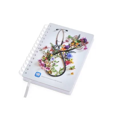 Agenda diária 145×205 mm Branca