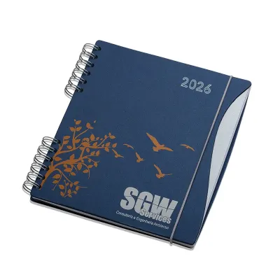 Agenda Semanal - Capa Azul