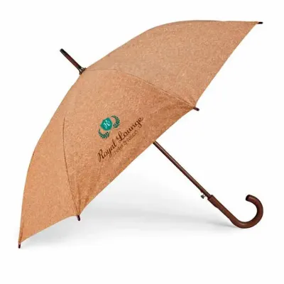 Guarda-chuva com haste em madeira 
