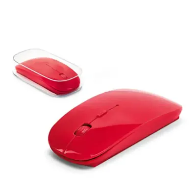 Mouse wireless em caixa transparente