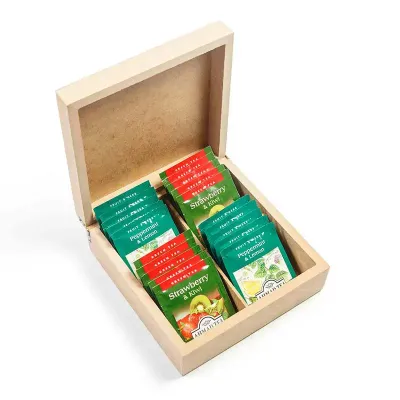 Kit com chá gourmet em caixa de MDF - 224679