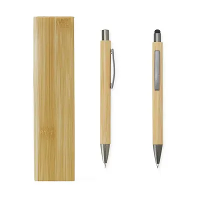 Kit caneta e lapiseira em bambu - 1945405