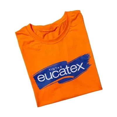 Camiseta Malha Fria Laranja personalizada