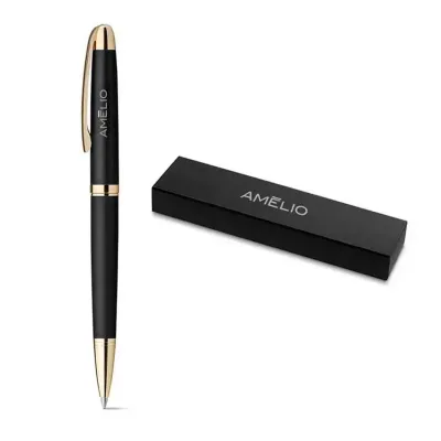 Caneta no estojo personalizado
