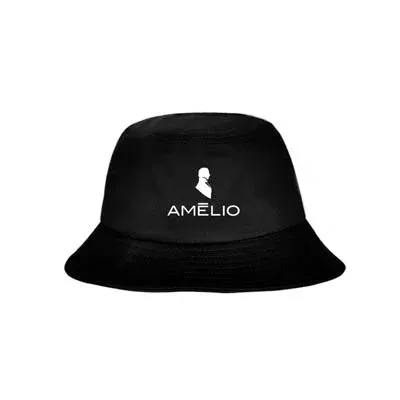 Chapéu Bucket Preto Personalizado
