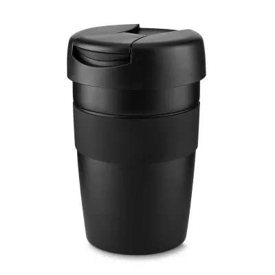 Copo em aço inox parede dupla.