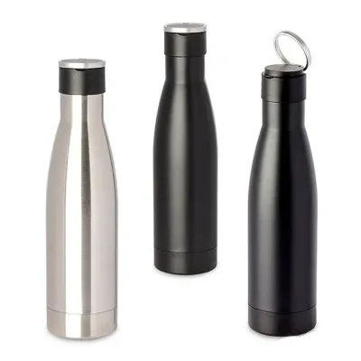 Garrafa térmica em aço inox isolada a vácuo com parede dupla