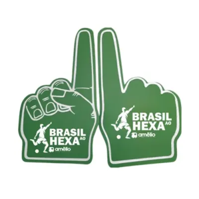 Luva em EVA Verde