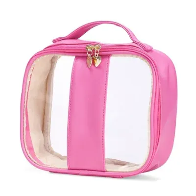 Necessaire PVC Impermeável Rosa