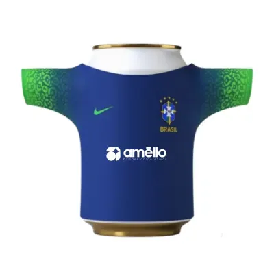 Porta latas camisa Brasil