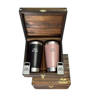 Conjunto de Copos Mk026: preto e rosa