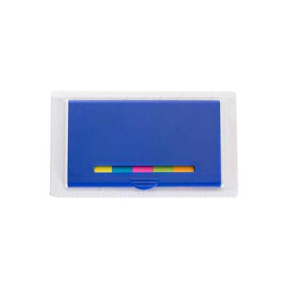 Porta sticky notes de plástico Azul  - 545448