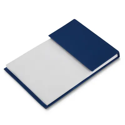 Bloco de anotações com capa dura azul - 1975105