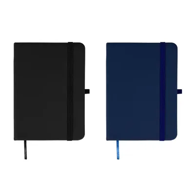 Cadernetas Emborrachadas: preta e azul - 1783179