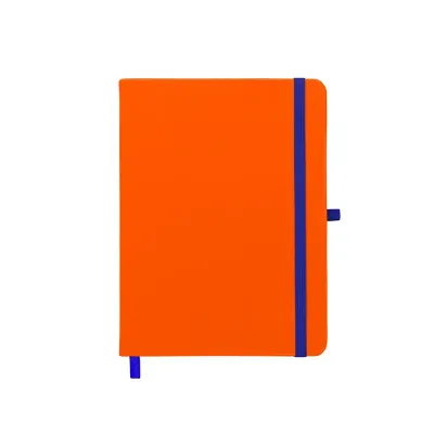  Caderneta Emborrachada laranja - 1783134