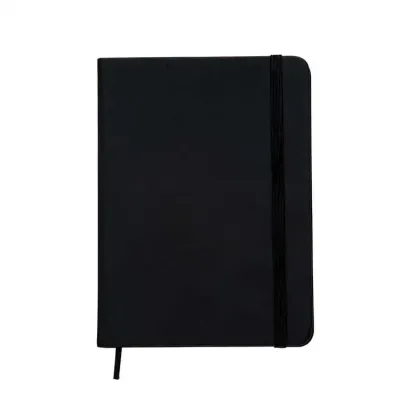 Caderneta preta com pauta - 1526534