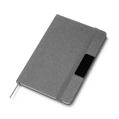 Caderneta com capa dura em RPET 14986cinza - 1975504
