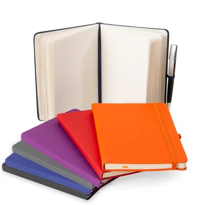 Caderneta Emborrachada com Porta Caneta - opções de cores - 1783166
