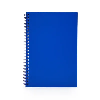 Caderno A5 Plástico com capa azul - 1783066