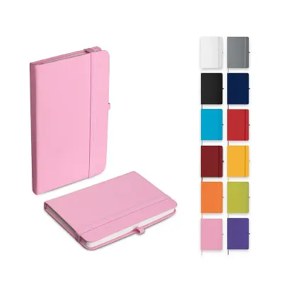 Caderno de anotações com elástico 
