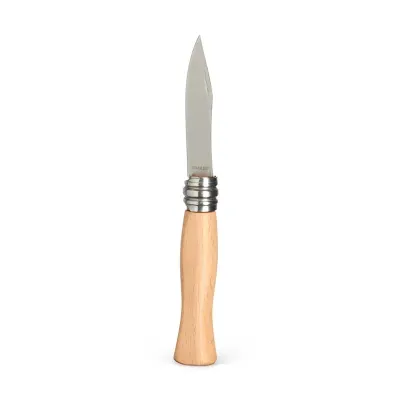 Canivete de madeira com lâmina de aço  - 1966106