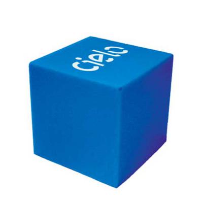 Cubo anti-stress azul personalizado  - 547146