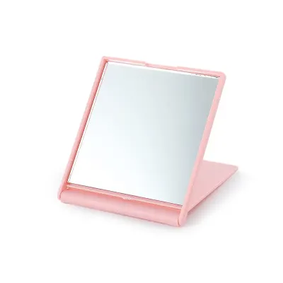 Espelho plástico rosa