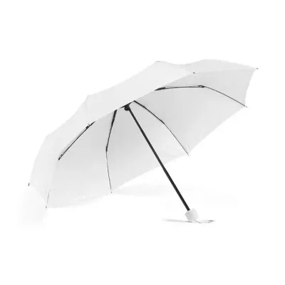 Guarda-chuva branco em poliéster 190T dobrável - 1527879