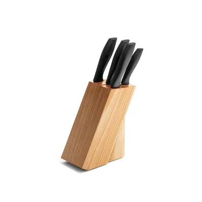 Suporte para facas em madeira de pinho