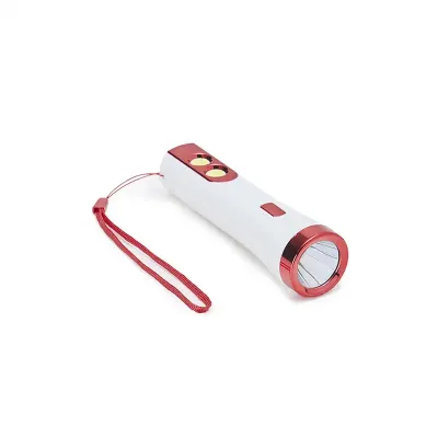 Recarregável lanterna com detalhe vermelho - 1750722