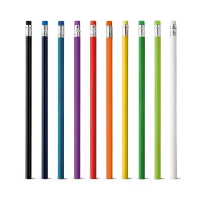 Lápis com borracha - várias cores - 1527926