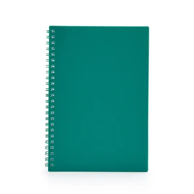 Caderno A5 Plástico Verde wire-o - 1761289
