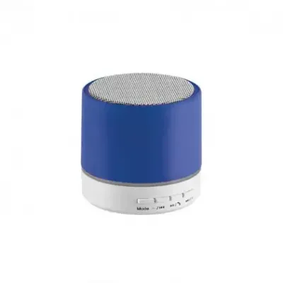 Caixa de som com microfone, arredondada azul - 817050