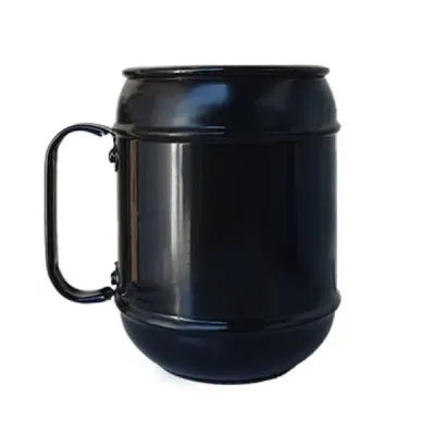 Caneca metal 700ml Preta