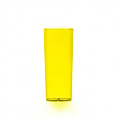Copo em acrílico translúcido amarelo 330ml  - 799568