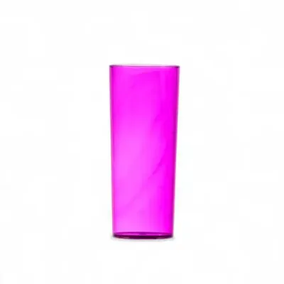 Copo em acrílico translúcido rosa 330ml  - 799570