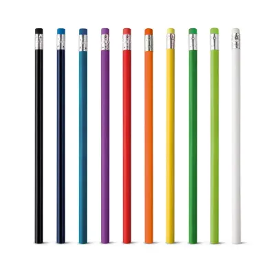 Lápis com borracha - várias cores - 1977227