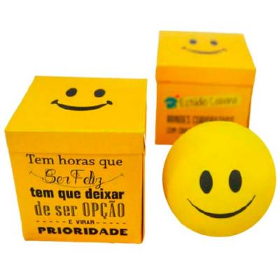 Caixa Sorriso - bolinha anti estresse