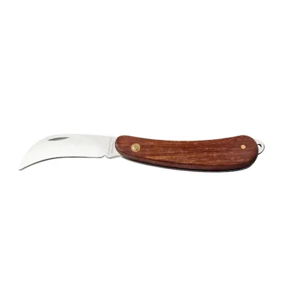 Canivete Tramontina com lâmina em aço inox e cabo de madeira