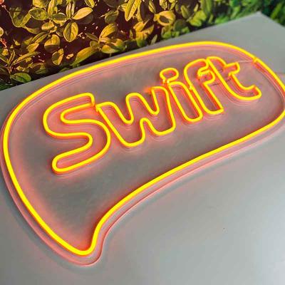 Letreiro em neon LED personalizado com o logo de sua empresa