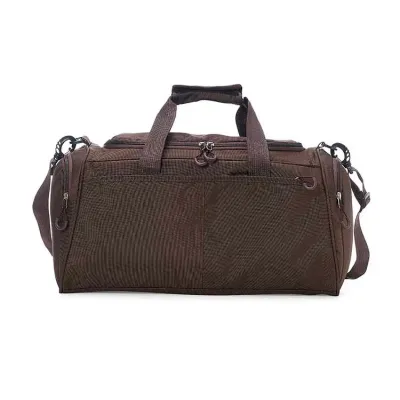 Bolsa Oxford marrom impermeável com capacidade de 28 litros