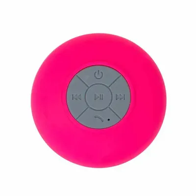 Caixa de som rosa a prova de água - 186367