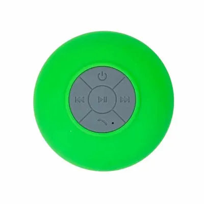 Caixa de som a prova de água verde