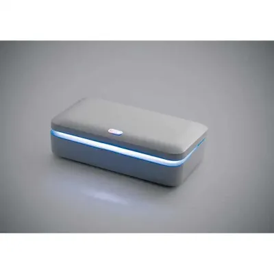Caixa esterilizadora UV com carregador wireless Fast - cinza - 1527771