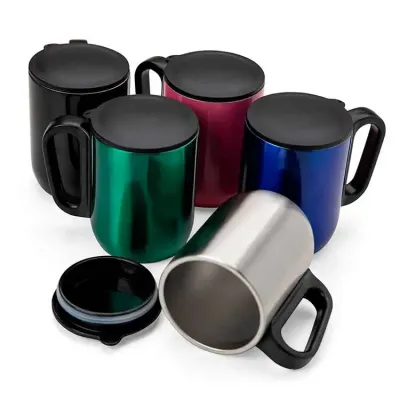 Caneca Inox Parede Dupla 250 ml - opções de cores - 1523132