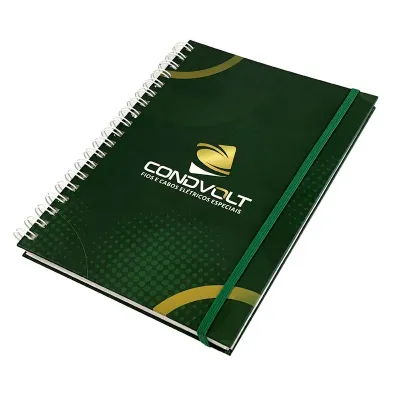 Caderno Capa Dura Wire-o Personalizado